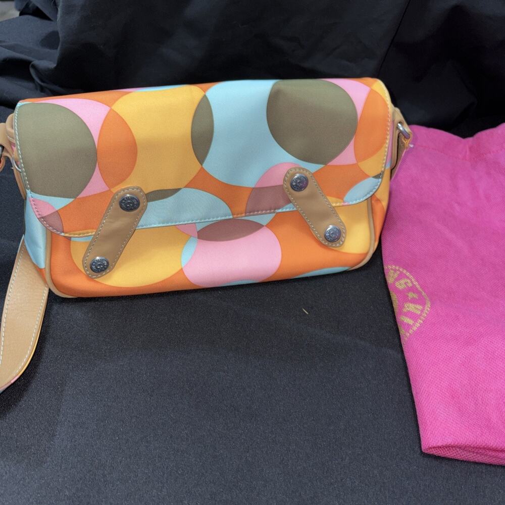 Kipling Bag Multicolor, Crossbody Or Over Shoulder Zippered Purse And Dust Bag
